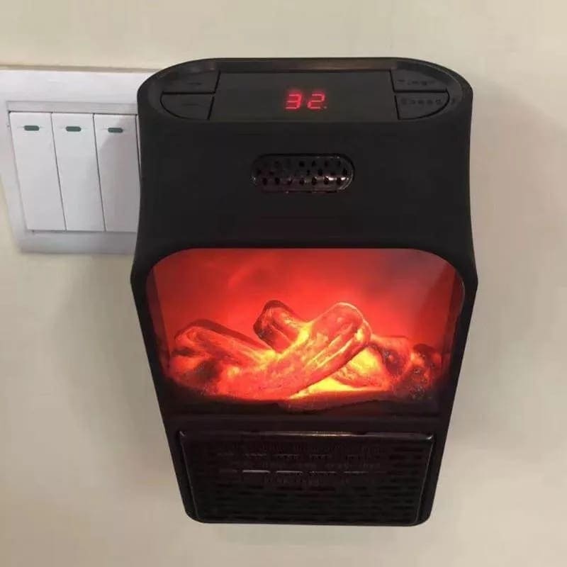900W Mini Electric Fan Heater, Remote Control Portable Desktop Household Plug-in Room Heater, Air Heating Space Winter Warmer Fan, Small Portable Ceramic Space Heater, Thermostat Control Fireplace Heater With Realistic Flames 900W Mini Electric Fan Heater, Remote Control Portable Desktop Household Plug-in Room Heater, Air Heating Space Winter Warmer Fan, Small Portable Ceramic Space Heater, Thermostat Control Fireplace Heater With Realistic Flames